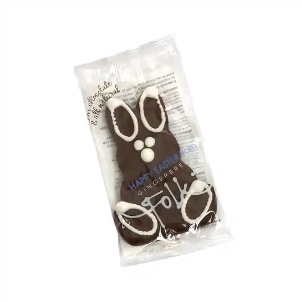Gingerbread Folk chocolate easter bunny x 24 (48) — additional view