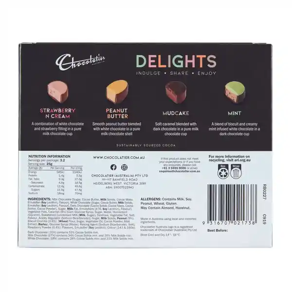 Chocolatier Delights Assortment 80g (12) — additional view