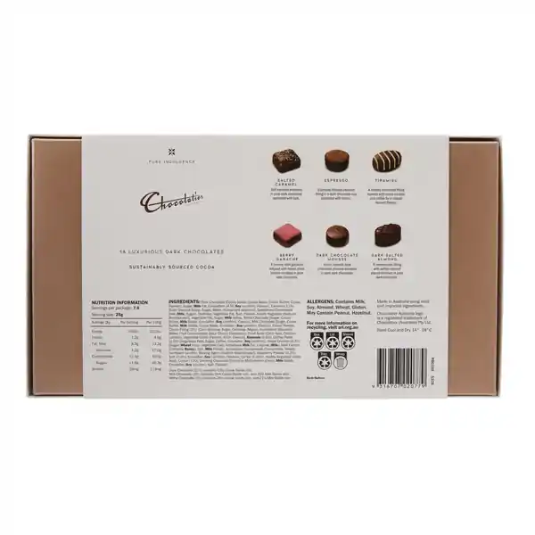 Chocolatier Pure Indulgence Dark Assortment 190g (6) — additional view