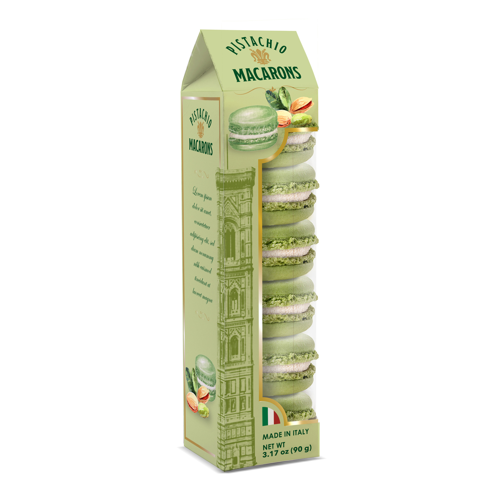 Borgo Pistachio Macarons 90g (12)