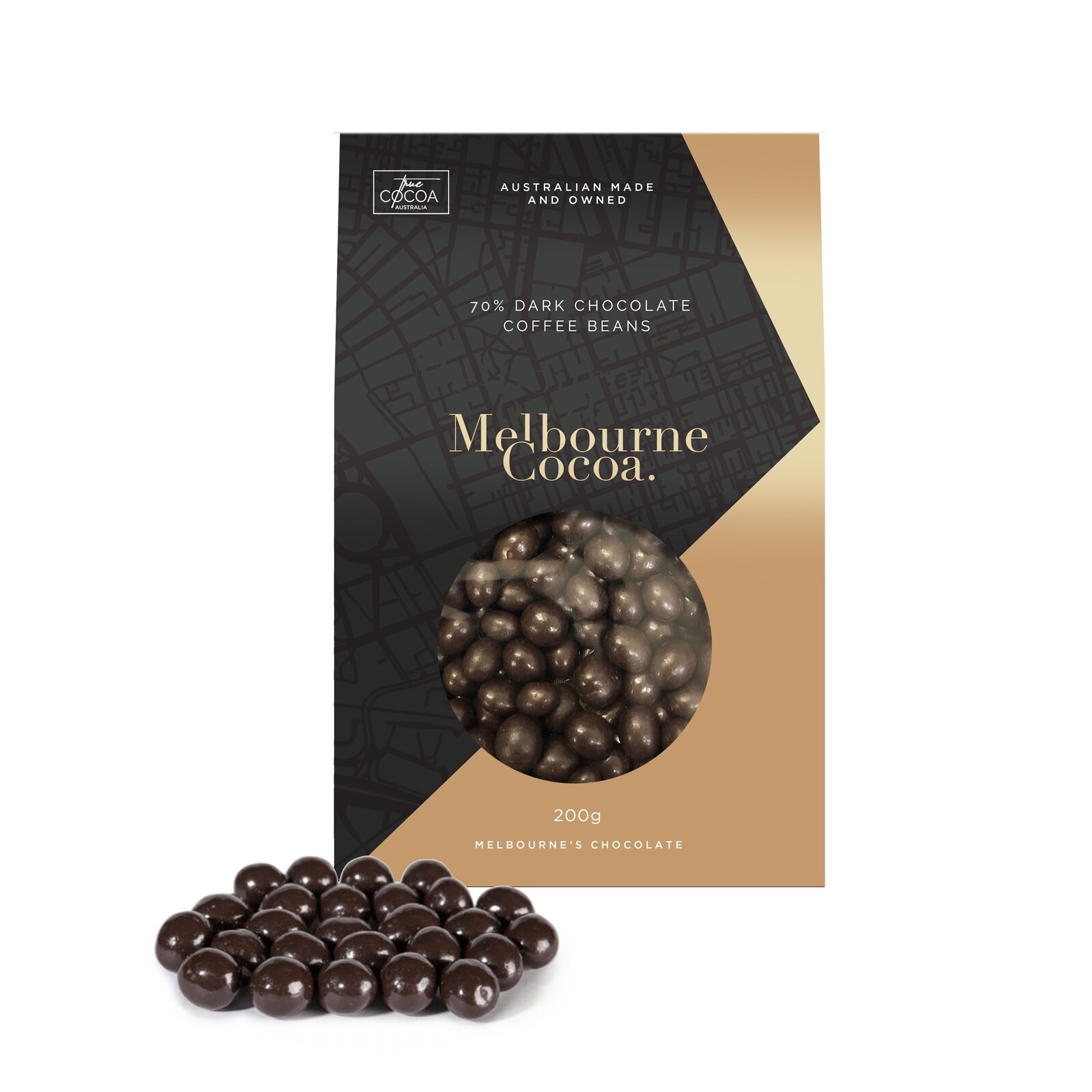 Melbourne Cocoa Chocolate Coated Coffee Beans Gourmet Brands