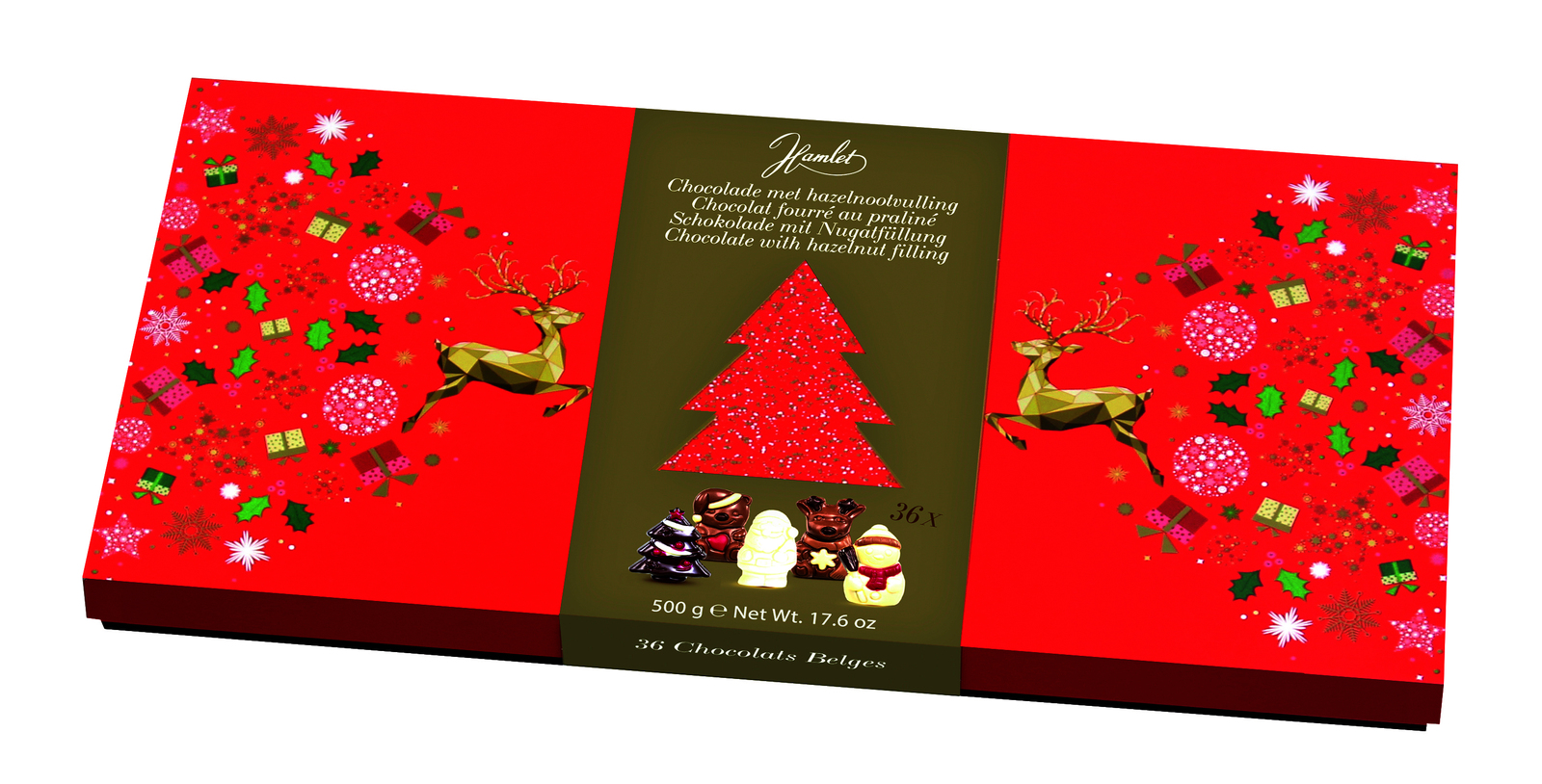 Hamlet Large Christmas Chocolate Gift Box 500g (6)