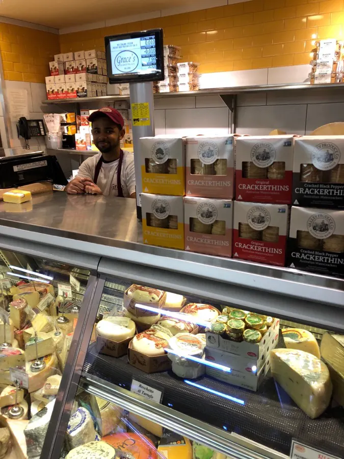 Gourmet & Lifestyle Brands products on the shelf at a speciality food marketplace in New York