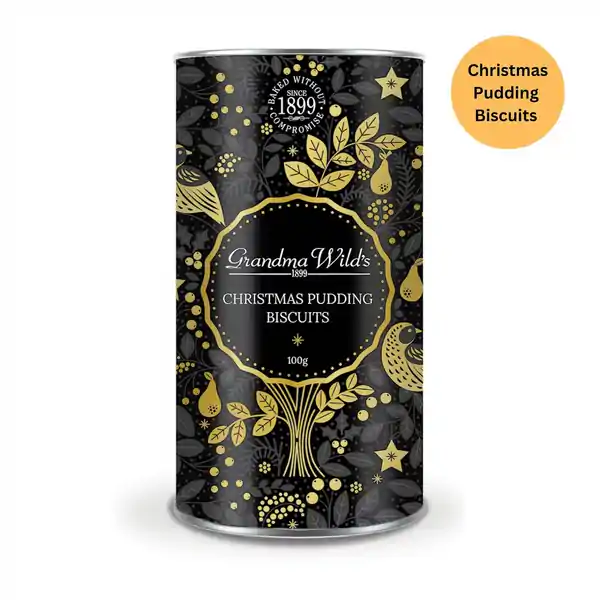 Grandma Wild's Partridge in a Pear Tree BlackTube Christmas Pudding 100g (15)