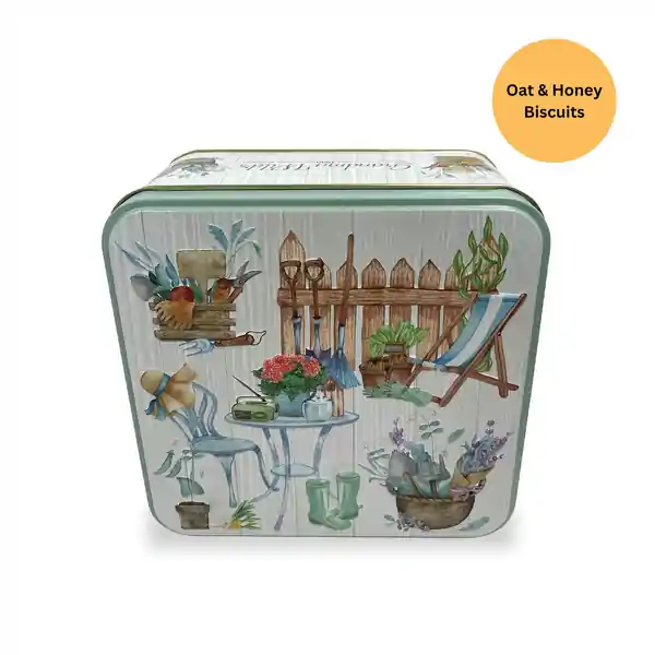 Grandma Wild's Embossed Garden Retreat Tin 200g (6)