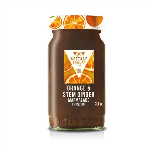 Cottage Delight Orange & Stem Ginger Marmalade Thick Cut 350g (6)
