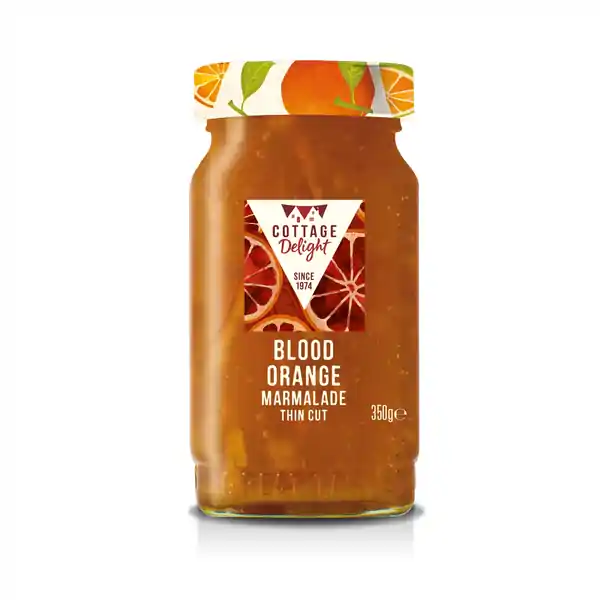 Cottage Delight Blood Orange Marmalade Thin Cut 350g (6)