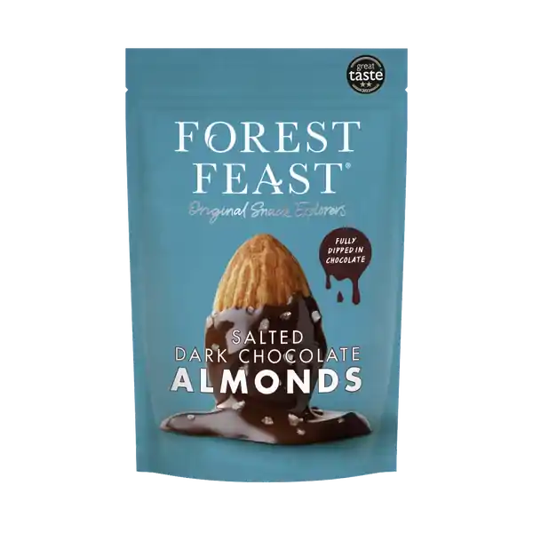 Forest Feast Salted Dark Chocolate Almonds 120g (8)