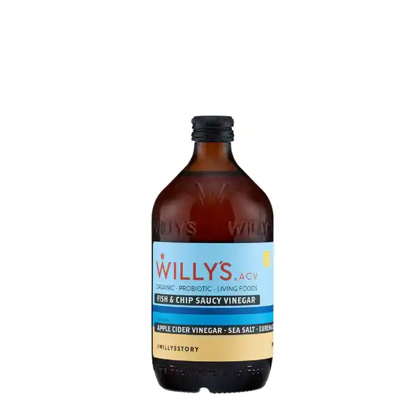 Willy's Fish & Chip Saucy Vinegar 250ml (6)