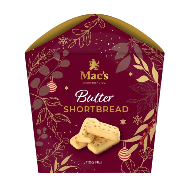 Mac's Shortbread Co Flower Pack with Butter Shortbread - 110g
