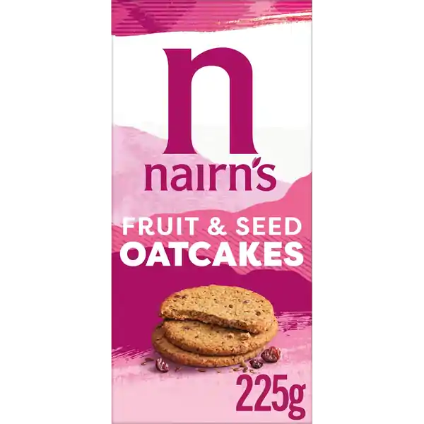 Nairns Fruit & Seed Oatcake SG 225g (8)