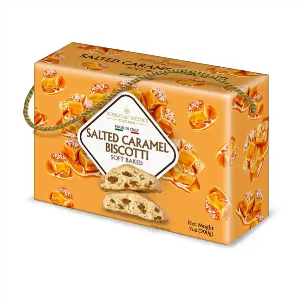 Borgo de Medici Salted Caramel Soft Biscotti in Box 200g (12)