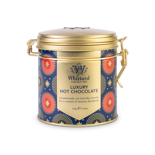 Whittard Luxury Hot Chocolate Clip Top Tin 140g (6)