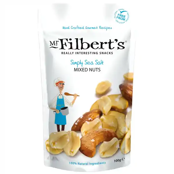 Mr Filbert's Simply Sea Salt Mixed Nuts 100g (12)