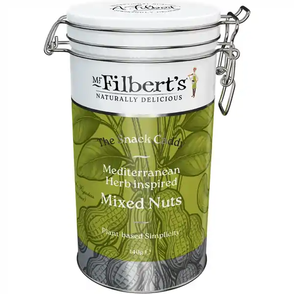 Mr Filbert's Gift Tin - Mediterranean Herb Mixed Nuts 140g (6)
