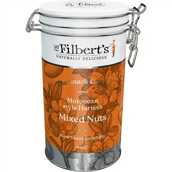 Mr Filbert's Gift Tin - Moroccan Harissa Mixed Nuts 140g (6)