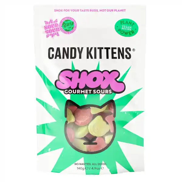 Candy Kittens SHOX Strawberry & Apple 140g (10)