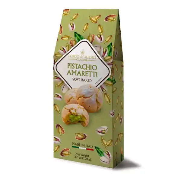 Borgo de Medici Pistachio Amaretti in Box 100g (12)