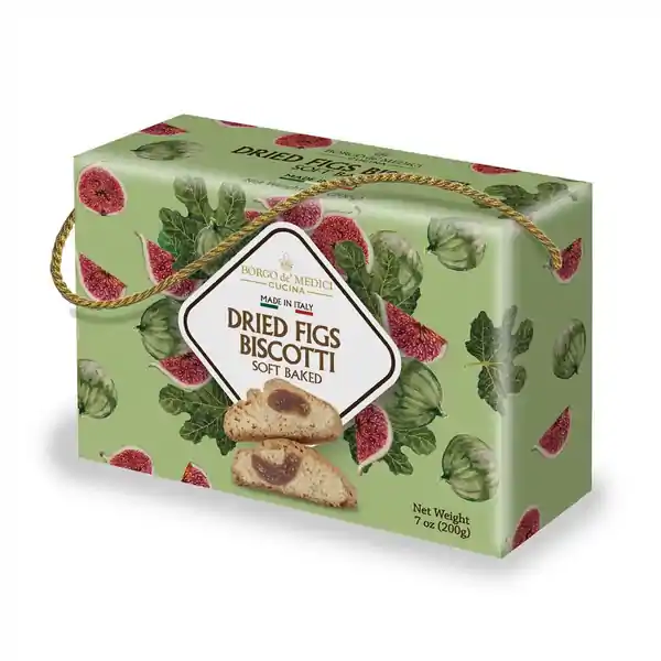 Borgo de Medici Dried Figs Soft Baked Biscotti in Box 200g (12)