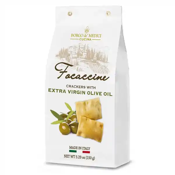 Borgo Focaccine Extra Virgin Olive Oil Crackers 100g (12)