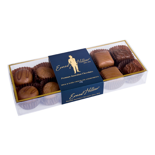 Ern. Hill. Heritage Milk & Dark Choc Assort. 150g