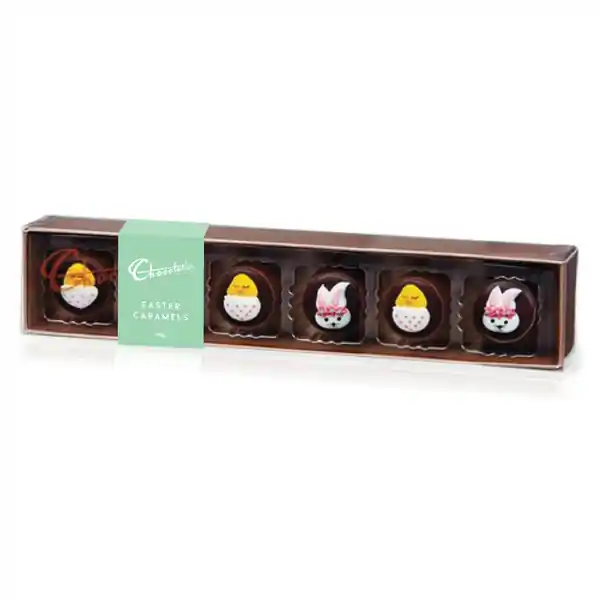 Chocolatier Easter Caramels 6 Pack 80g (12)