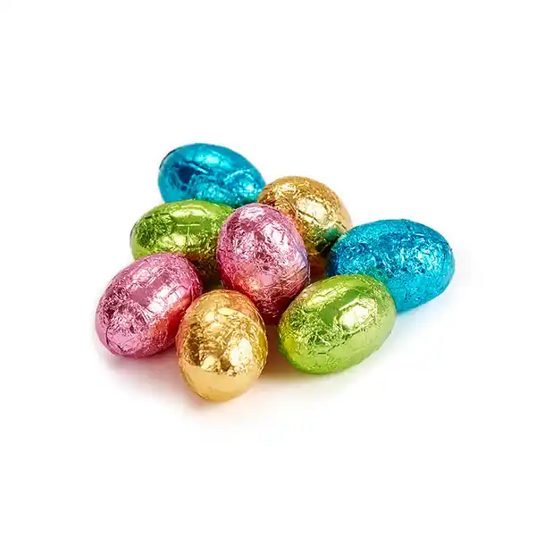 Chocolatier Bulk Milk Chocolate Assorted Foil Mini Eggs (approx 800 eggs) 6kg (1)