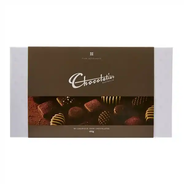 Chocolatier Pure Indulgence Dark Assortment 190g (6)