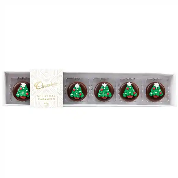 Chocolatier Christmas Caramels 6 Pack 80g (12)