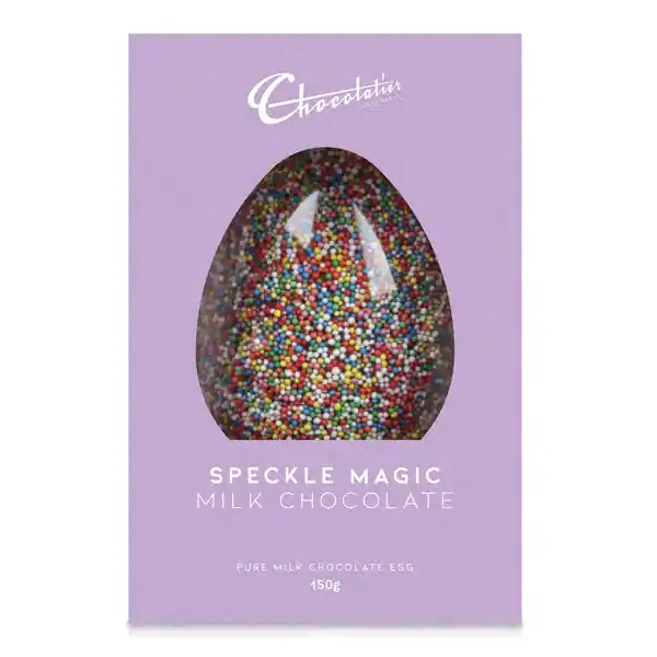 Chocolatier Speckle Magic Milk Egg 150g (6)