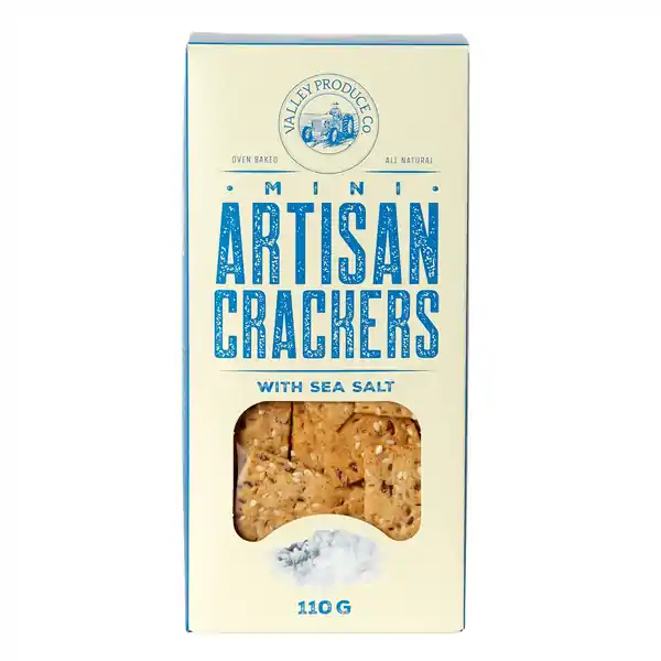 VPC Mini Artisan Crackers with Sea Salt 110g (12)