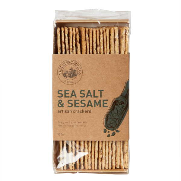 Valley Produce Company Artisan Flatbread Seasalt & Sesame 130g