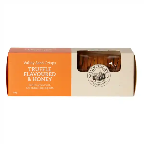 Valley Seed Crisps Truffle & Honey 150g (12)