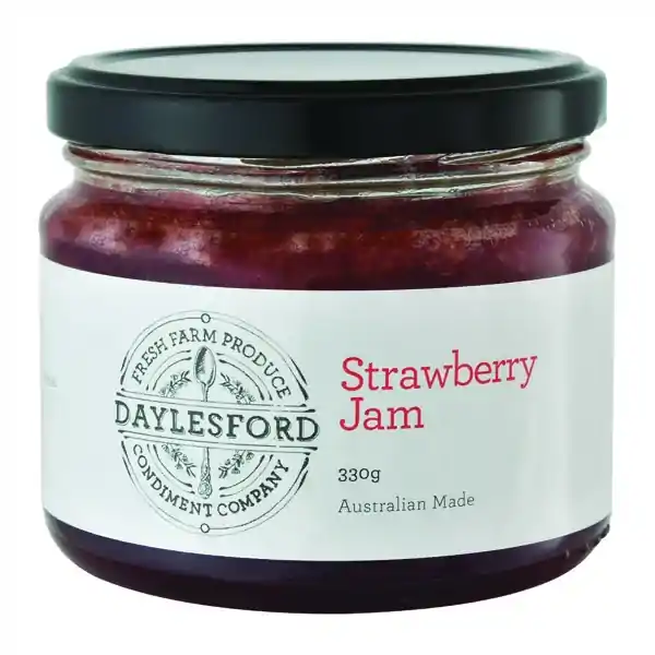 Daylesford Cond. Co Strawberry Jam 330g (12)