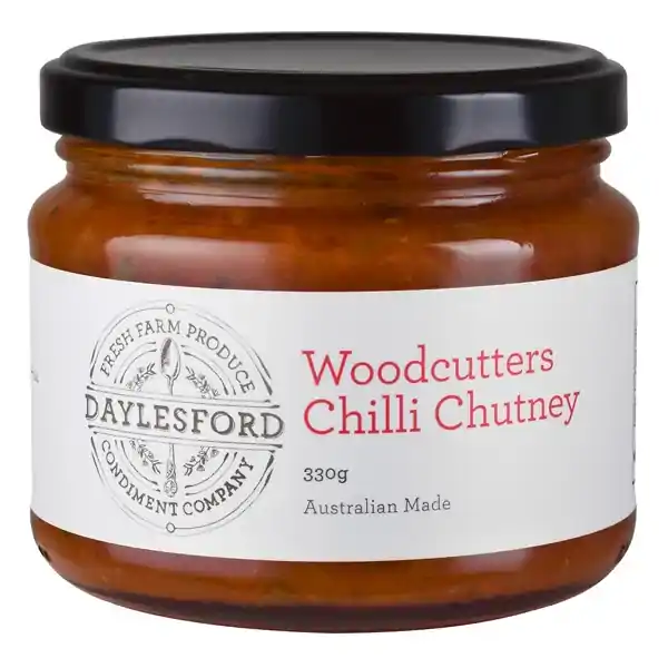 Daylesford Cond. Co Woodcutters Chilli Chutney 330g (12)