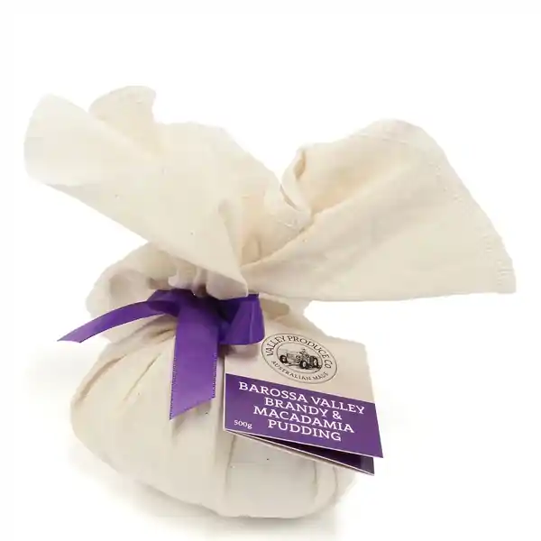 VPC Xmas Pudd Barossa Brandy & Macadamia Round 500g (6)