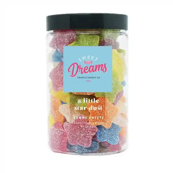 Sweet Dreams Gummy Sweets Jar - A little star dust 360g (6)