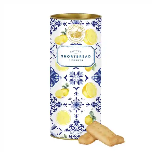 VPC Shortbread Tube - Tuscan Summer Lemons 180g (12)