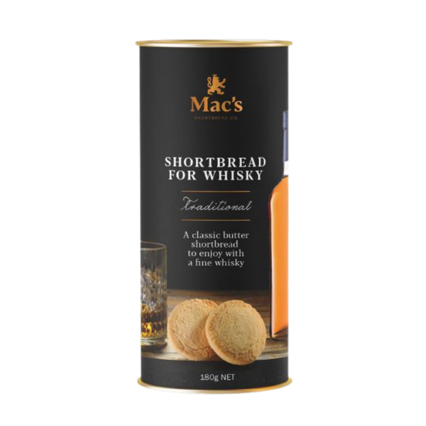 Mac's Shortbread Co Shortbread Tube - Shortbread for Whisky 180g
