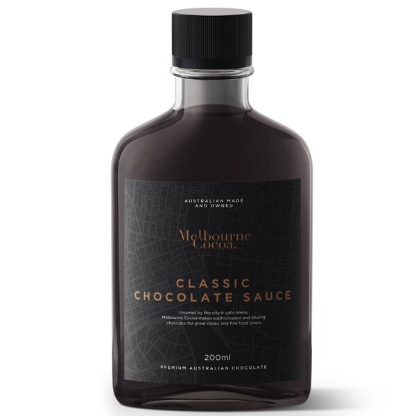 Melbourne Cocoa Classic Chocolate Sauce 200ml (12)
