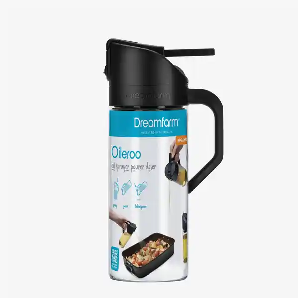 Dreamfarm Oileroo - Black + Glass Bottle  (4)