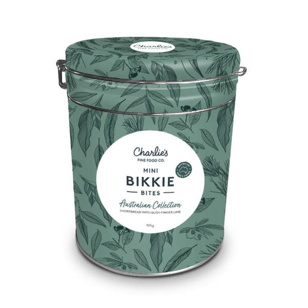 Charlie's Aussie Bikkie Bites - Fingerlime Shortbread 150g