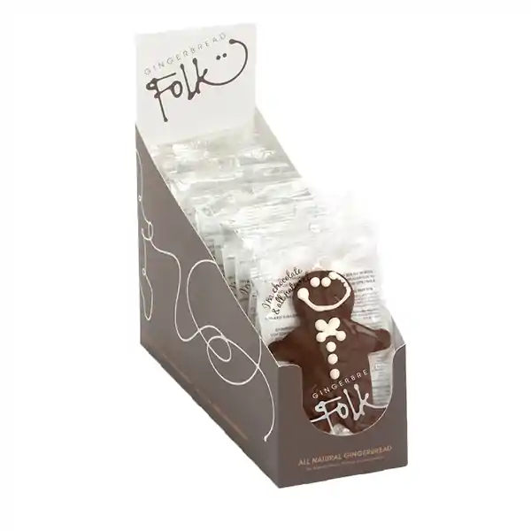 Gingerbread Folk Chocolate Gingerbread Man 30g x 24 (48)