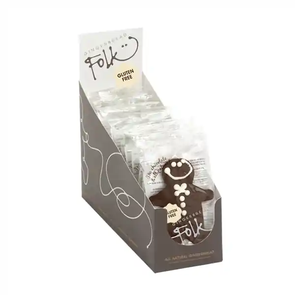 Gingerbread Folk Gluten Free Chocolate Gingerbread Man 30g x 24 (48)