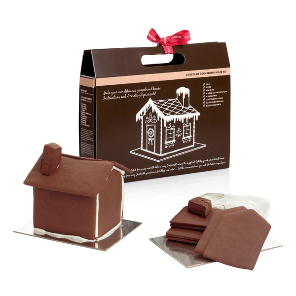 Gingerbread Folk Chocolate Gingerbread House Kit 600g (6)