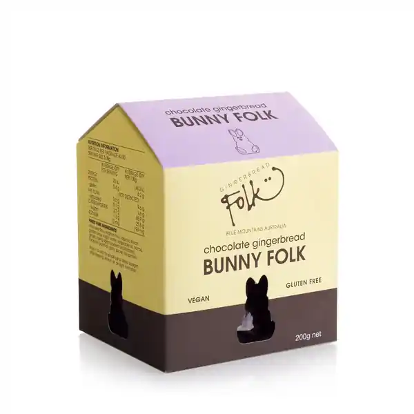 Gingerbread Folk Mini Folk Bunnies Box 200g (12)
