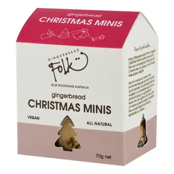 Gingerbread Folk Christmas Minis 200g (12)