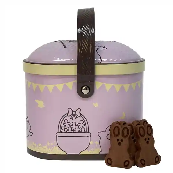 Gingerbread Folk Gluten Free Easter Tin with Chocolate Mini Bunnies 200g (12)
