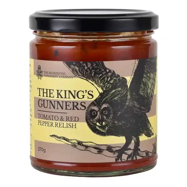 TRCC The Kings Gunners Tomato & Red Pepper Relish (12)