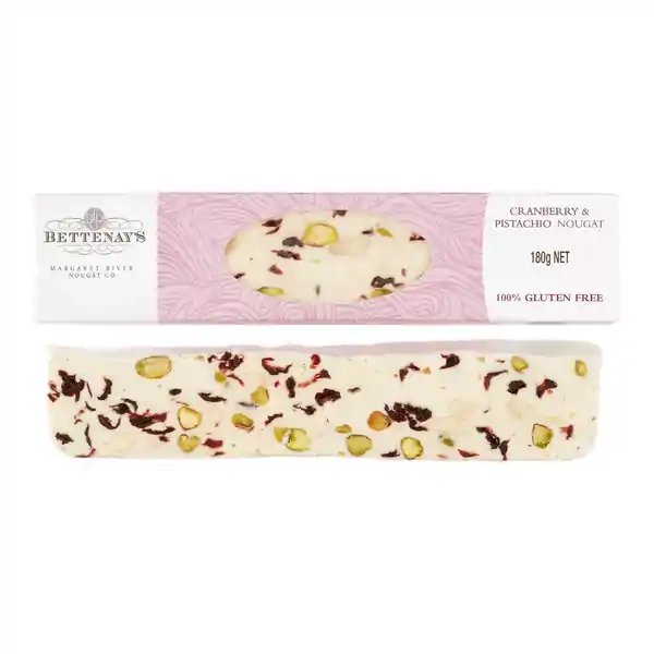 Bettenay's Nougat Cranberry & Pistachio 180g (15)
